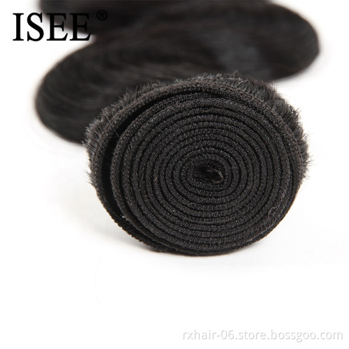 ISEE HAIR High Quality Wholesale Virgin Cuticle Aligned Double Drawn Brazilian Hair